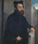 Canon Ludovico di Terzi, c.1560-65 (oil on canvas)