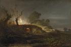 A Lime Kiln at Coalbrookdale, c.1797 (oil on panel)