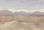 A Mountainous View, North Wales, c.1818 (w/c & graphite on paper)