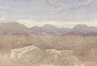 A Mountainous View, North Wales, c.1818 (w/c & graphite on paper)