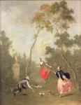 Scene Galante in a Park, c.1760 (oil on canvas)