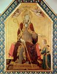 St. Louis of Toulouse (1274-97) crowning his brother, Robert of Anjou (1278-1343) from the Altar of St. Louis of Toulouse, 1317 (tempera on panel)