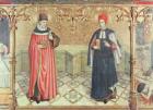 St. Cosmas and St. Damian (oil and gold leaf on panel)