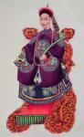 Costume of an emperor, late 18th century (gouache on paper)