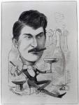 George Leybourne, The Original 'Champagne Charlie', illustration from 'The Entr'acte', August 24th 1872 (engraving)
