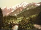 St. Marie bridge, Chamonix Valley in France, c.1890-c.1900