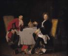 Two Epicureans (oil on canvas)