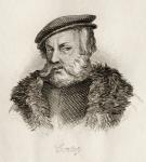 Hernan Cortes, from 'Crabb's Historical Dictionary', published 1825 (litho)