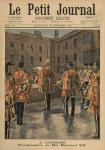 Proclamation of King Edward VII, London, front cover illustration from 'Le Petit Journal', supplement illustre, 10th February 1901 (colour litho)