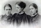 Stella, Vanessa and Virginia Stephen, c.1896 (b/w photo)