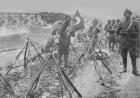 Turkish Infantry Column at rest, c.1914-15 (b/w photo)