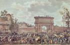 The Entry of the French into Milan, 25 Floreal An IV (14th May 1796) (aquatint)