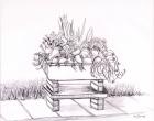 The Sink Garden,2000,graphite