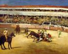 Bull Fight, 1865 (oil on canvas)
