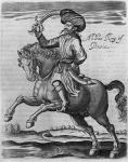 Abbas King of Persia, illustration from 'Some years of travel into Afrique and Asia' by Sir Thomas Herbert, 1634 (engraving)