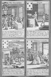 Playing Cards depicting current commercial ventures, c.1720 (print)