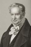 Friedrich Heinrich Alexander Humboldt (1769-1859), Baron von Humboldt, engraved by D.J. Pound from a photograph, from 'The Drawing-Room of Eminent Personages, Volume 2', published in London, 1860 (engraving) (detail of 266626)