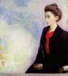 Portrait of Baroness Robert de Domecy, 1900 (oil on canvas)