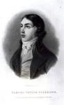 Portrait of Samuel Taylor Coleridge (1772-1834) as a Young Man (engraving) (b/w photo)