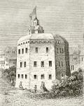 The Globe Theatre, Southwark, from 'The National and Domestic History of England' by William Hickman Smith Aubrey (1858-1916) published London, c.1890 (litho)
