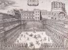 Joust at the Vatican, in the Cortile de Belvedere (engraving)