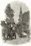 Cheapside and Bow Church Steeple, from 'London Pictures: Drawn with Pen and Pencil', by Rev. Richard Lovett, published 1890 (litho)