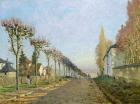 Rue de la Machine, Louveciennes, 1873 (oil on canvas)