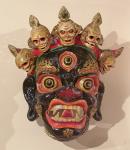 Mahakala dance mask (painted wood)