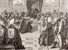 The Council of Vienne, from 'Military and Religious Life in the Middle Ages' by Paul Lacroix, published London c.1880 (litho)