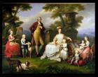 Ferdinand IV (1851-1825) King of Naples, and his Family (oil on canvas)