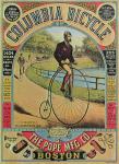 Advert for the Columbia Bicycle by The Pope MFG Co., Boston (colour litho)