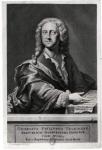 Portrait of Georg Philipp Telemann (1681-1757) (engraving) (b/w photo)