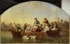 Boat Trip in Rheinsberg (oil on canvas)