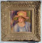 Woman with a hat, c.1915-19 ? (oil on canvas)