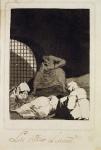 Sleep overcomes them, plater 34 of 'Los caprichos', 1799 (etching)