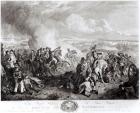 The Battle of Waterloo, 18th June 1815, engraved by John Burnet (1784-1868), 1819 (engraving) (b&w photo)