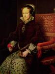 Queen Mary I (1516-58) 1554 (oil on panel)