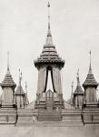 The funeral pyre of King Chulalonkorn at Bangkok, Thailand. Rama V, 1853 1910. Fifth monarch of Siam under the House of Chakri. After a 19th century photograph. From Customs of The World, published c.1913.