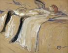 Woman lying on her Back - Lassitude, study for 'Elles', 1896 (oil on cardboard)