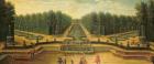 The Water Theatre, Versailles (oil on canvas)