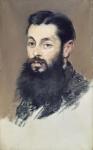 Dr. Materne, doctor of Napoleon III (1808-73) c.1880-81 (pastel on canvas)