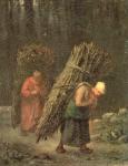 Peasant Women with Brushwood, c.1858 (oil on canvas)