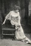 Sarah Bernhardt (1844-1923) in 'Camille' (litho)