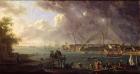 View of the Port of Lorient (oil on canvas)