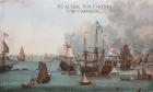 The Battle of Chatham, 1667 (oil on canvas)