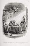Let him remember it in that room years to come, illustration from 'Dombey and Son' by Charles Dickens (1812-70) first published 1848 (litho)