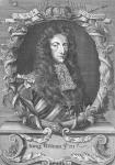 William III (1650-1702) Stadholder and King of England (engraving) (b/w photo)