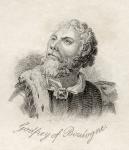 Godfrey of Bouillon, from 'Crabb's Historical Dictionary', published 1825 (litho)