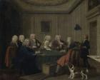 A Club of Gentlemen, c.1730 (oil on canvas)