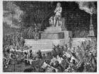 Celebrating the Acceptance of the Constitution, 10th August 1793, engraved by Jonnard (engraving)